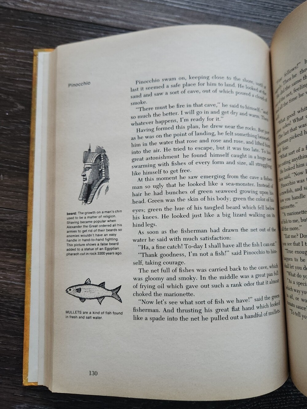 🤥 Vintage 1968 Pinocchio Hardcover | Educator Classic Library Disney - Picture 6 of 12